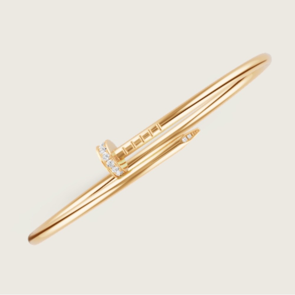 Cartier small Juste Un Clou with diamonds